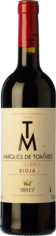 7,95 € Бесплатная доставка | Красное вино Marqués de Tomares Excelence Дуб D.O.Ca. Rioja Ла-Риоха Испания Tempranillo — Темпранильо, Graciano — Грасиано Бутылка 75 cl