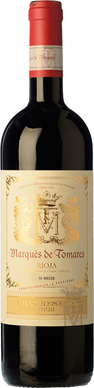 34,95 € Kostenloser Versand | Rotwein Marqués de Tomares Große Reserve — Lange Reifung D.O.Ca. Rioja La Rioja Spanien Tempranillo, Graciano, Viura Flasche 75 cl
