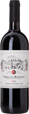 19,95 € Envio grátis | Vinho tinto Martinelli D.O.C. Teroldego Rotaliano Trentino-Alto Adige Itália Teroldego Garrafa 75 cl