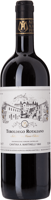 27,95 € Envoi gratuit | Vin rouge Martinelli Sel Maso Chini D.O.C. Teroldego Rotaliano Trentin-Haut-Adige Italie Teroldego Bouteille 75 cl