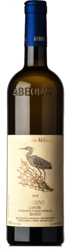 27,95 € Free Shipping | White Wine Abbona Cinerino D.O.C. Langhe Piemonte Italy Viognier Bottle 75 cl