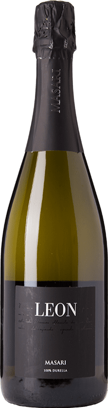 25,95 € Envoi gratuit | Vin Mousseux Blanc Masari Dosaggio Zero Leon Brut Nature D.O.C. Monti Lessini Vénétie Italie Durella Bouteille 75 cl