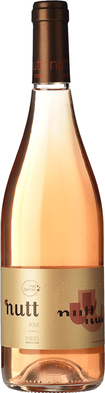 9,95 € Free Shipping | Rosé Wine Mas Bertran Nutt Rosé D.O. Penedès Catalonia Spain Sumoll Eco — Organic Bottle 75 cl