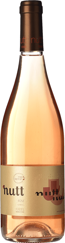 8,95 € Envío gratis | Vino rosado Mas Bertran Nutt Rosé D.O. Penedès Cataluña España Sumoll Botella 75 cl