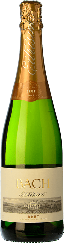 6,95 € Envoi gratuit | Vin Mousseux Blanc Bach Extrísimo Brut D.O. Cava Espagne Macabeo — Macabeu, Xarel·lo, Parellada Bouteille 75 cl
