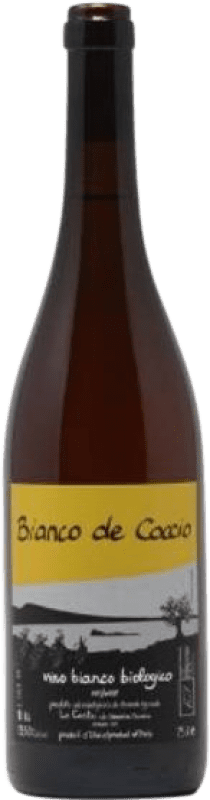 36,95 € Spedizione Gratuita | Vino bianco Le Coste Bianco de Coccio I.G. Vino da Tavola Lazio Italia Malvasía, Procanico, Moscato Giallo Bottiglia 75 cl