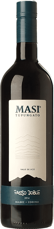 13,95 € 免费送货 | 红酒 Tupungato Passo Doble I.G. Valle de Uco Uco谷 阿根廷 Malbec, Corvina 瓶子 75 cl