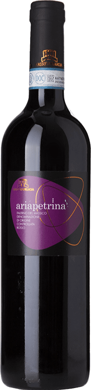 19,95 € Spedizione Gratuita | Vino rosso Felicia Ariapetrina D.O.C. Falerno del Massico Campania Italia Aglianico, Piedirosso Bottiglia 75 cl