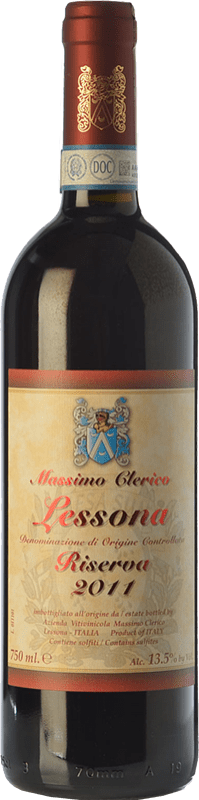 51,95 € Envio grátis | Vinho tinto Massimo Clerico Reserva D.O.C. Lessona Piemonte Itália Nebbiolo Garrafa 75 cl