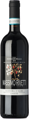 36,95 € Kostenloser Versand | Rotwein Massimo Rivetti Serraboella D.O.C. Barbera d'Alba Piemont Italien Barbera Flasche 75 cl