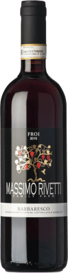44,95 € Spedizione Gratuita | Vino rosso Massimo Rivetti Froi D.O.C.G. Barbaresco Piemonte Italia Nebbiolo Bottiglia 75 cl