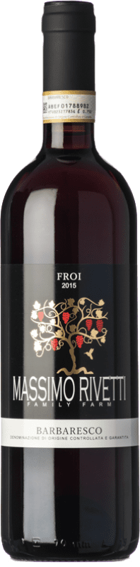44,95 € Free Shipping | Red Wine Massimo Rivetti Froi D.O.C.G. Barbaresco Piemonte Italy Nebbiolo 75 cl
