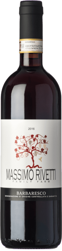 35,95 € Free Shipping | Red wine Massimo Rivetti D.O.C.G. Barbaresco Piemonte Italy Nebbiolo Bottle 75 cl