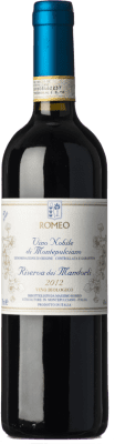36,95 € Envío gratis | Vino tinto Massimo Romeo Riserva dei Mandorli Reserva D.O.C.G. Vino Nobile di Montepulciano Toscana Italia Prugnolo Gentile Botella 75 cl