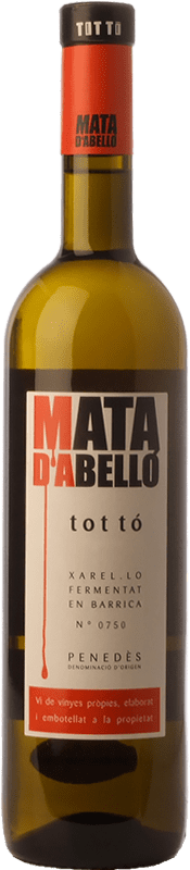 9,95 € Envoi gratuit | Vin blanc Mata d'Abelló Tottó Crianza D.O. Penedès Catalogne Espagne Muscat d'Alexandrie, Xarel·lo Bouteille 75 cl