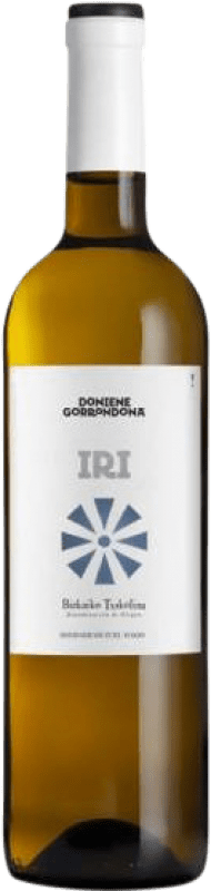 19,95 € Бесплатная доставка | Белое вино Doniene Gorrondona Iri D.O. Bizkaiko Txakolina Страна Басков Испания Hondarribi Zuri 75 cl
