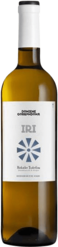 18,95 € Free Shipping | White wine Doniene Gorrondona Iri D.O. Bizkaiko Txakolina Basque Country Spain Hondarribi Zuri Bottle 75 cl