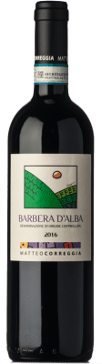16,95 € Envio grátis | Vinho Tinto Matteo Correggia D.O.C. Barbera d'Alba Piemonte Itália Barbera 75 cl