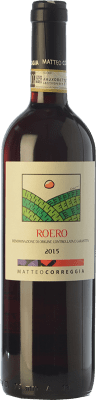 18,95 € Envío gratis | Vino tinto Matteo Correggia D.O.C.G. Roero Piemonte Italia Nebbiolo Botella 75 cl