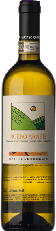 14,95 € Бесплатная доставка | Белое вино Matteo Correggia D.O.C.G. Roero Пьемонте Италия Arneis бутылка 75 cl