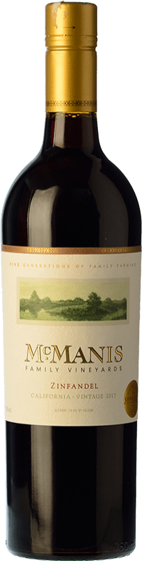 17,95 € Free Shipping | Red wine McManis Oak I.G. California California United States Zinfandel Bottle 75 cl