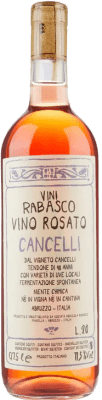 16,95 € 免费送货 | 玫瑰酒 Rabasco Cancelli Rosato D.O.C. Abruzzo 阿布鲁佐 意大利 Montepulciano 瓶子 75 cl