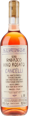 16,95 € Бесплатная доставка | Розовое вино Rabasco Cancelli Rosato D.O.C. Abruzzo Абруцци Италия Montepulciano бутылка 75 cl