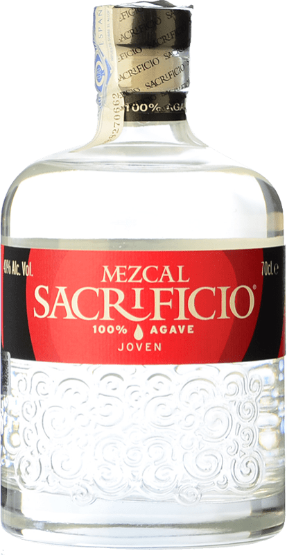 38,95 € Envío gratis | Mezcal Sacrificio Jovén México Botella 70 cl