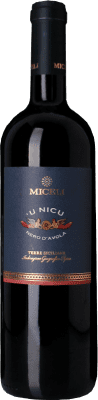 9,95 € Free Shipping | Red wine Miceli U Nicu I.G.T. Terre Siciliane Sicily Italy Nero d'Avola Bottle 75 cl