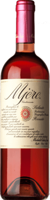 16,95 € Spedizione Gratuita | Vino rosato Michele Calò & Figli Mjère Rosato I.G.T. Salento Puglia Italia Malvasia Nera, Negroamaro Bottiglia 75 cl