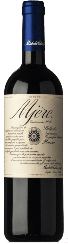 16,95 € Spedizione Gratuita | Vino rosso Michele Calò & Figli Mjère I.G.T. Salento Puglia Italia Negroamaro Bottiglia 75 cl