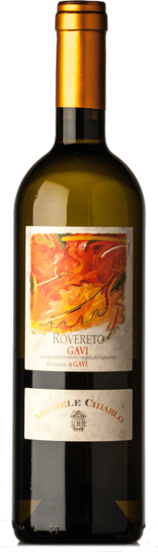 18,95 € Spedizione Gratuita | Vino bianco Michele Chiarlo Rovereto D.O.C.G. Cortese di Gavi Piemonte Italia Cortese Bottiglia 75 cl