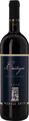 86,95 € Free Shipping | Red wine Michele Satta I Castagni Superiore D.O.C. Bolgheri Tuscany Italy Syrah, Cabernet Sauvignon, Teroldego Bottle 75 cl