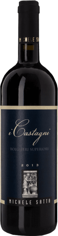 86,95 € Envoi gratuit | Vin rouge Michele Satta I Castagni Superiore D.O.C. Bolgheri Toscane Italie Syrah, Cabernet Sauvignon, Teroldego Bouteille 75 cl