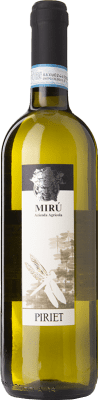 9,95 € Spedizione Gratuita | Vino bianco Mirù Piriet D.O.C. Colline Novaresi  Piemonte Italia Erbaluce Bottiglia 75 cl