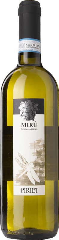 9,95 € Envío gratis | Vino blanco Mirù Piriet D.O.C. Colline Novaresi  Piemonte Italia Erbaluce Botella 75 cl