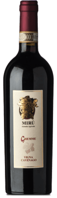 22,95 € Spedizione Gratuita | Vino rosso Mirù D.O.C.G. Ghemme Piemonte Italia Nebbiolo, Vespolina Bottiglia 75 cl