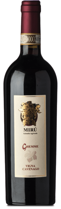 23,95 € Бесплатная доставка | Красное вино Mirù D.O.C.G. Ghemme Пьемонте Италия Nebbiolo, Vespolina бутылка 75 cl