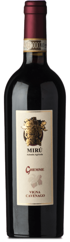 22,95 € Envoi gratuit | Vin rouge Mirù D.O.C.G. Ghemme Piémont Italie Nebbiolo, Vespolina Bouteille 75 cl