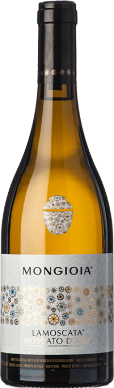 26,95 € Kostenloser Versand | Süßer Wein Mongioia La Moscata D.O.C.G. Moscato d'Asti Piemont Italien Muscat Bianco Flasche 75 cl