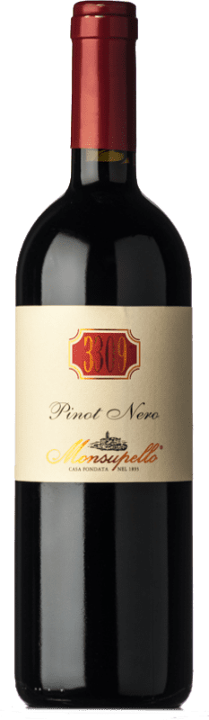 24,95 € Kostenloser Versand | Rotwein Monsupello 3309 I.G.T. Provincia di Pavia Lombardei Italien Pinot Schwarz Flasche 75 cl