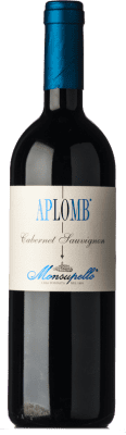27,95 € Free Shipping | Red wine Monsupello Aplomb I.G.T. Provincia di Pavia Lombardia Italy Cabernet Sauvignon Bottle 75 cl