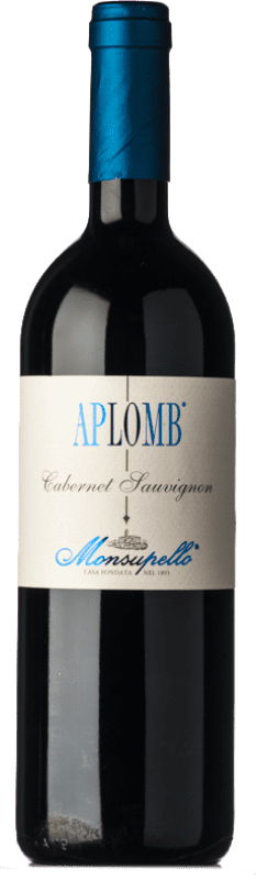 27,95 € Spedizione Gratuita | Vino rosso Monsupello Aplomb I.G.T. Provincia di Pavia lombardia Italia Cabernet Sauvignon Bottiglia 75 cl