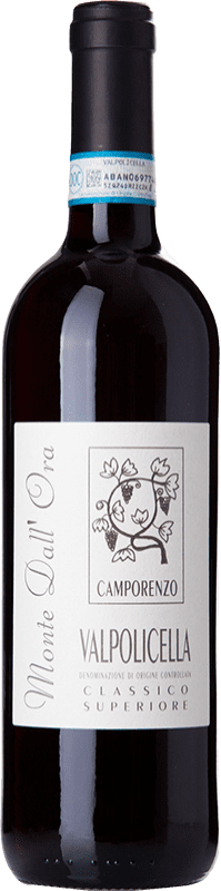 33,95 € Free Shipping | Red Wine Monte dall'Ora Camporenzo Superior D.O.C. Valpolicella Veneto Italy Corvina, Rondinella, Corvinone, Molinara, Oseleta Eco — Organic 75 cl