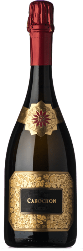 71,95 € Spedizione Gratuita | Spumante Bianco Monte Rossa Cabochon Fuoriserie Nº 021 Brut D.O.C.G. Franciacorta lombardia Italia Pinot Nero, Chardonnay 75 cl