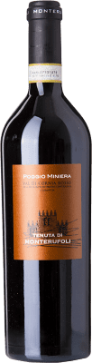 33,95 € Free Shipping | Red wine Monterufoli Val di Cornia Poggio Miniera I.G.T. Toscana Tuscany Italy Sangiovese Bottle 75 cl