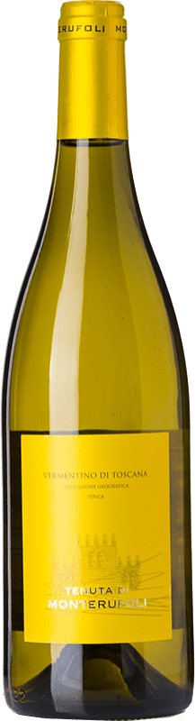 14,95 € Spedizione Gratuita | Vino Bianco Monterufoli I.G.T. Toscana Toscana Italia Vermentino 75 cl