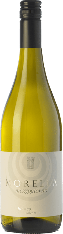 15,95 € Spedizione Gratuita | Vino bianco Morella Mezzogiorno Bianco I.G.T. Salento Puglia Italia Fiano Bottiglia 75 cl