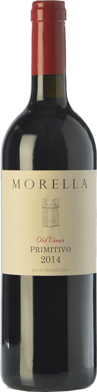 48,95 € 免费送货 | 红酒 Morella Old Vines I.G.T. Salento 普利亚大区 意大利 Primitivo 瓶子 75 cl
