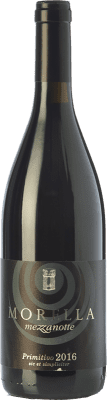 13,95 € Free Shipping | Red wine Morella Mezzanotte I.G.T. Salento Puglia Italy Primitivo Bottle 75 cl